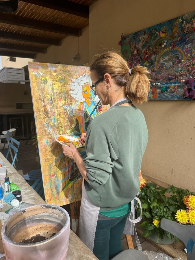 In the studio — Shelly Kerten Maderer