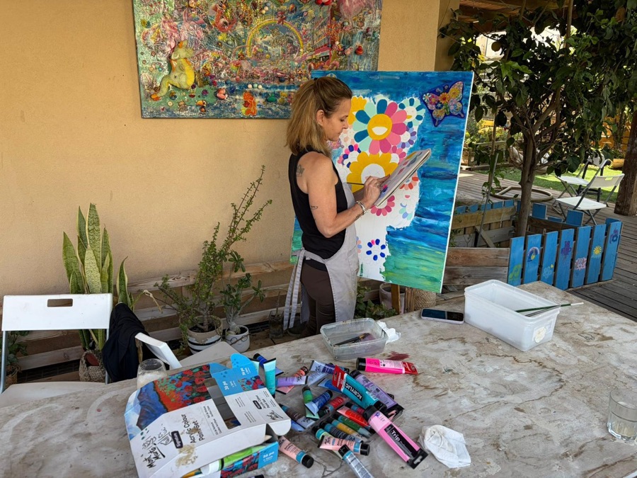 In the studio — Shelly Kerten Maderer