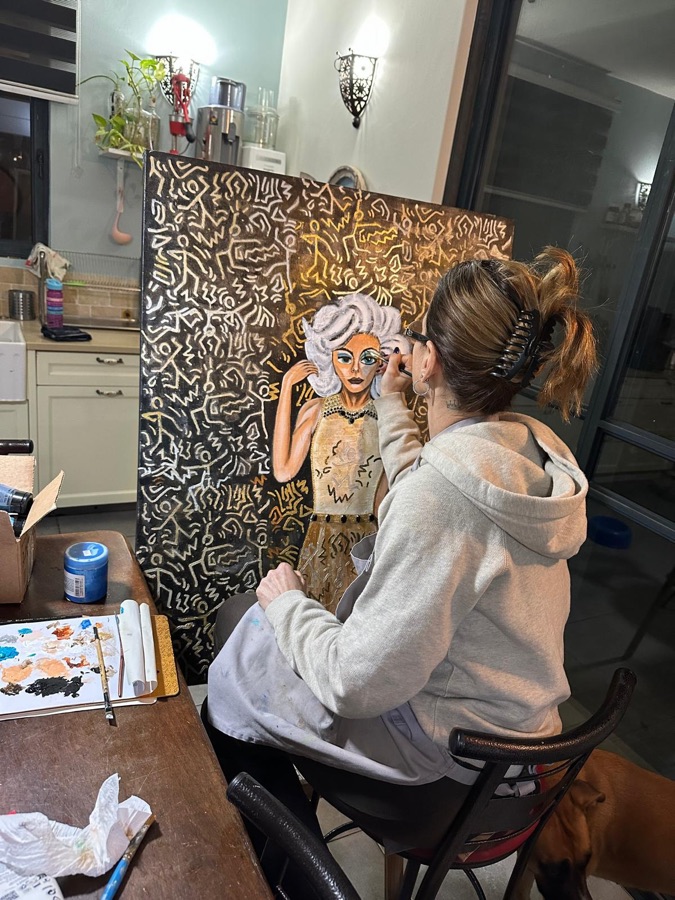 In the studio — Shelly Kerten Maderer