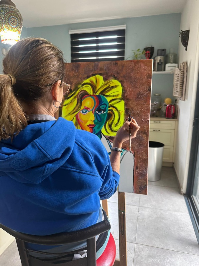 In the studio — Shelly Kerten Maderer