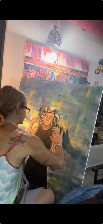 In the studio — Shelly Kerten Maderer
